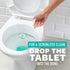 Scotch-Brite Scrub & Drop Toilet Cleaning System Refills, Dissolvable Toilet Bowl Cleaner Pad Tablets (6 Refills)