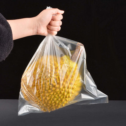 12" X 16" Plastic Bags for Food Storage, 350 Bags/Roll Clear Produce Bags for Bread, Fruits, Vegetables Bulk