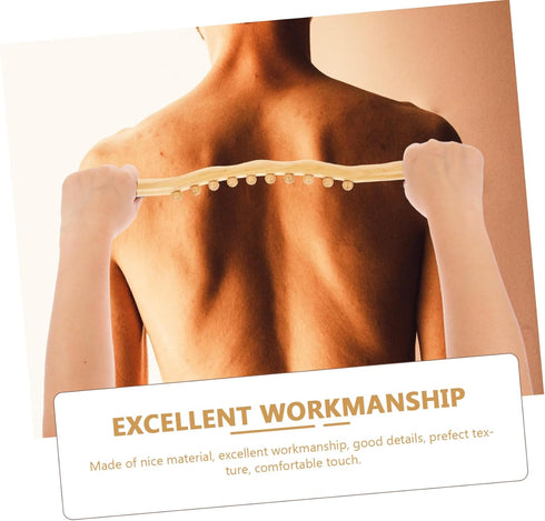 Ten-Bead Wooden Scraping Tool for Whole Body Massage