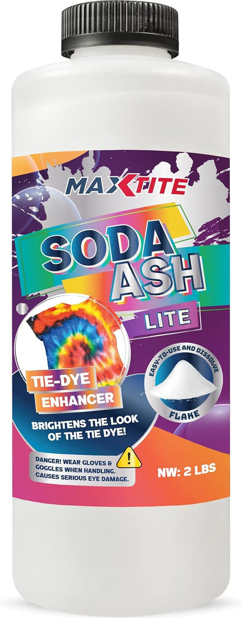 MAXTITE Soda Ash Lite (2 lbs) - 100% Pure Sodium Carbonate - Washing