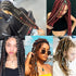 Silver Dreadlock Braids Hair Accessories, 2 Pieces 5M Braiding Hair Deco Stretchable Elastic Cord