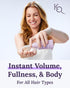 Keranique Volumizing Mousse for Women - Anti-Frizz Foam for Thickening and Styling Fine, Straight, Wavy, Curly Hair