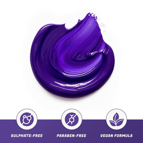 Nourishing No Yellow Violet Conditioner - 32 Oz Deep Conditioner for Color-Treated Hair, Vegan & Color Safe