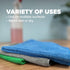 Pinnacle Mercantile 12 Microfiber Cloths and 4 Spray Bottles, Extra Large Towels for Home Cleaning