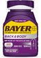 Bayer Extra Strength Aspirin 500mg Plus Caffeine for Powerful Pain Relief, 200 Coated Caplets