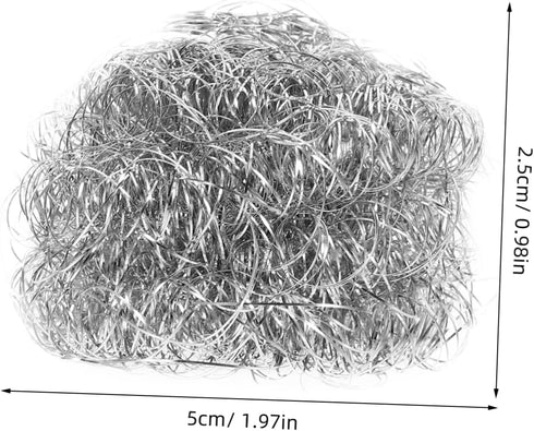 4pcs Kitchen Cleaning Ball - Kitchen Spiral Scrubbers, Stainless Steel Wool Scouring Pad Dish Brush