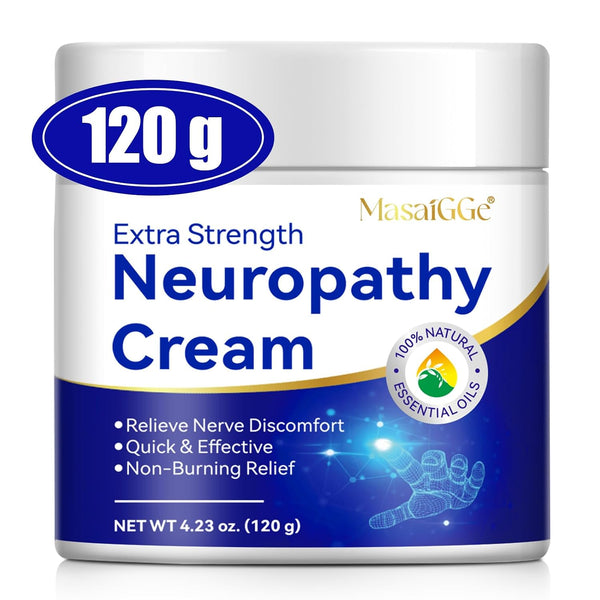 Linizanjiiy Neuropathy Nerve Relief Cream, Neuropathy Relief Cream Extra Strength for Feet, Hands,Toes