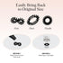 Kitsch Spiral Hair Ties for Women, 8 pcs, No Crease Hair Tie, Coil Hair Ties for Thick and Thin Hair, No Damage