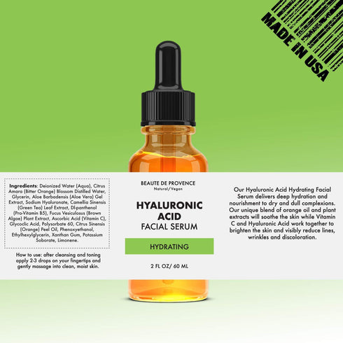 Hydration and Exfoliating Face Serum | 2 OZ (Hyaluronic Acid)