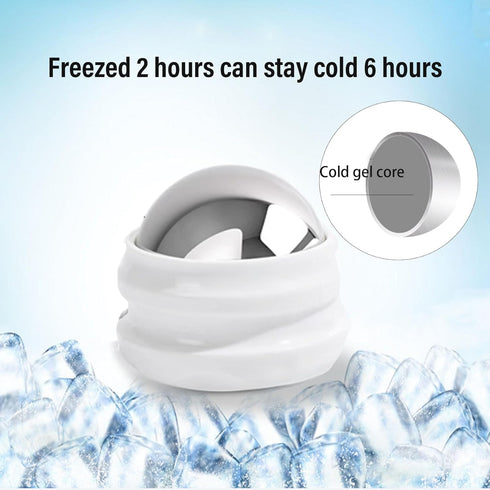Cold Massage Roller Ball, Gifts for Him, Stays Cold for 6 Hours, Muscle Recovery Tools for Pain Relief