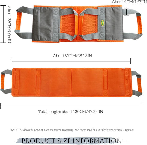 Patient Transfer Sling,Lift Assist Gait Belt, Patient Lift Sling Mobility Aid,Transfer Belt for Disabled