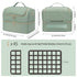 Nail Polish Organizer Case, Travel Nail Tech Carrying Box Holds 45 Bottles & Nail Lamp, Storage for Manicure Tools