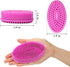 TDHDIKE Silicone Body Scrubber Loofah - Set of 3 Soft Exfoliating Body Bath Shower Scrubber Loofah Brush for Sensitive Kids Women Men All Kinds of Skin