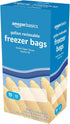 Amazon Basics Freezer Gallon Bags - Stand & Fill Base, 90 Count
