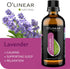 Pure Lavender Essential Oil by O'linear - Tension Relief Lavender Oil for Diffuser & Humidifier - Perfect Bedroom Essential for Deep Dreams - Lavender Scented Aromatherapy Oil Candle Making 3.4 FL Oz