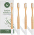 Kids Bamboo Toothbrush, 4 Pack