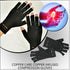 Copper Care Copper Infused Compression Gloves, Large, XLarge, XXLarge (One Pair)