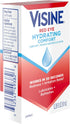Tetrahydrozoline 0.28 oz Visine Red Eye Hydrating Comfort Redness Relief and Lubricant Drops to Help Moisturize