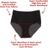 The Period Company Organic Cotton High Waisted Absorbent Period Underwear for Women High Flow Menstrual Underwear