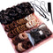 YANRONG 755PCS Hair Accessories Set for Women, Seamless Ponytail Holders, Scrunchies, Hair Ties