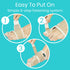 Vive Bunion Brace (Pair) - Big Toe Corrector with Splint for Joint Pain Relief, Orthopedic Sleeve Support
