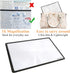 MAGDEPO 2 Pack Magnifying Sheet, 3X PVC Page Magnifier B6 Size with 2 Card Size Magnifier Lens