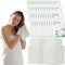 Tegeme 40 Pack Disposable Towel Set Individually Wrapped Include 20 Pack 55 x