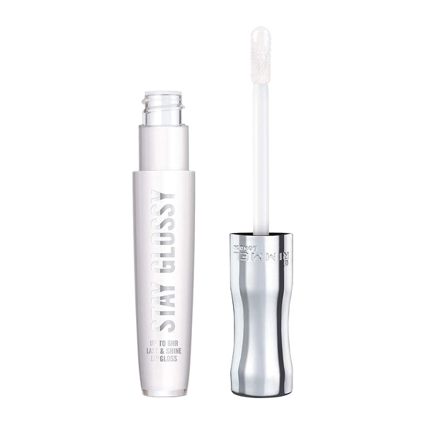 Rimmel Stay Glossy Lip Gloss, Non-Sticky Lightweight Formula, 820 Seduce Me, .18oz
