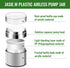 Airless Pump Jar 1.7oz, 50ml Airless Pump Bottles for Thick Moisturizer, Skincare Cream (1.7fl.oz-1Pack)