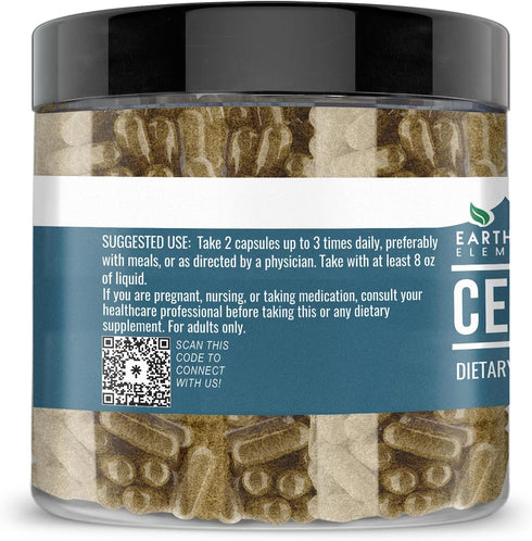 Earthborn Elements Celery Seed Extract 200 Capsules, Pure & Undiluted, No Additives