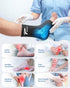 Tolaccea Ankle Ice Pack Wrap PRO for Injuries, Flexible Cold Pack for Hot and Cold Therapy, Plantar Fasciitis, Large