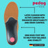 pedag Worker Heavy Boot Insoles, Made in Germany, Supports Foot from Heel to Toe, Longitudinal and Metatarsal Arch, Men