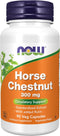 NOW Supplements Horse Chestnut 300 mg with Added Rutin, 90 Veg Capsules, Circulatory Support