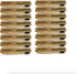 BPA-FREE, Biodegradable Bamboo Toothbrush - Charcoal Infused Naturally Whitening Bristles, 16-PACK