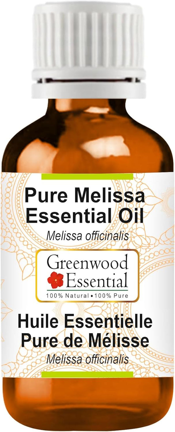 Pure Melissa Essential Oil (Melissa officinalis) Steam Distilled 15ml (0.50 oz)