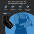 RiptGear Elbow Compression Sleeve, Large Black Elbow Brace for Men and Women, Tendonitis, Tennis Elbow Support