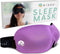 Nidra Contoured Eye Mask for Side Sleepers - 100% Light Blocking Sleep Mask for Travel & Lash Extensions, Purple