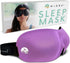 Nidra Contoured Eye Mask for Side Sleepers - 100% Light Blocking Sleep Mask for Travel & Lash Extensions, Purple