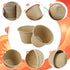 200 Pcs 4 oz Natural Sugarcane Biodegradable Bowls, Disposable Paper Bowls for Salad, Hot Soup, Pasta, and Dessert