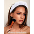 VELSCRUN 6 Pack Spa Headband, Makeup Headband, Face Wash Headband, White Sponge Hair Band Bow Tie for Women