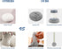 Stainless Steel Wool Brush Dish Scrubber with Handle, Set of 16 Replacement Heads for Kitchen Cleaning Metal Dish