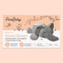PureBaby Sound Sleepers Portable Sound Machine & Star Projector - Plush Sleep Aid for Baby, 10 Lullabies, Elephant