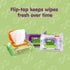 Boogie Wipes Saline Wipes for Baby & Kids - Nose Booger Wipes with Vitamin E, Aloe, Natural Saline - Grape, 30 Count