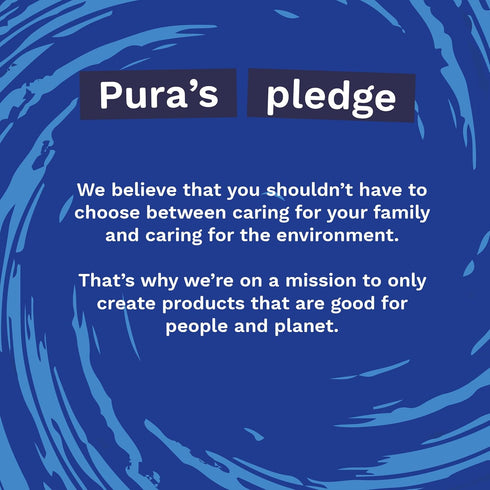 Pura Flushable Wipes 4 x 40 Toilet Wipes (160 Wipes), 100% Plastic Free Moist Toilet Tissue, Sensitive Skin