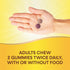 Gummies D3, 60 Gummies Natures Way Alive! Chewable Calcium with Vitamin Daily Supplement Supports Healthy Bones