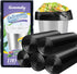 Hommaly 3 Gallon Small Black Trash Bags, 180 Count, Leakproof and Strong for Office, Kitchen, Bathroom