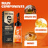 Men Hair Styling Gel with Comb, 2 in 1 Wax Gel for Long Lasting Fluffy Hair, 100ml