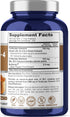 NusaPure Cordyceps 20:1 Extract, 150 mg Equivalent to 3,000mg, 200 Veggie Capsules, Non-GMO, Vegan