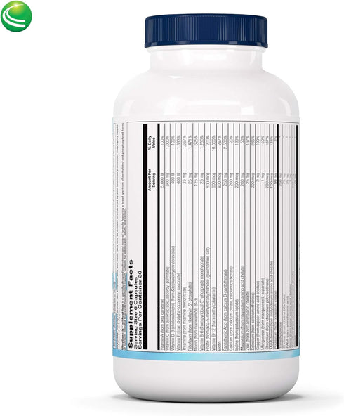 Nutra BioGenesis - Ultra Genesis Without Iron - Multivitamin/Mineral, Inositol, Choline, PABA for Energy, Nutrition &