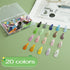 Snap Mini Hair Clips, 100PCS Premium Kids Barrettes, 1.2 Inch Metal Non Slip Hair Bow Clips for Girls Toddler, 20 Colors